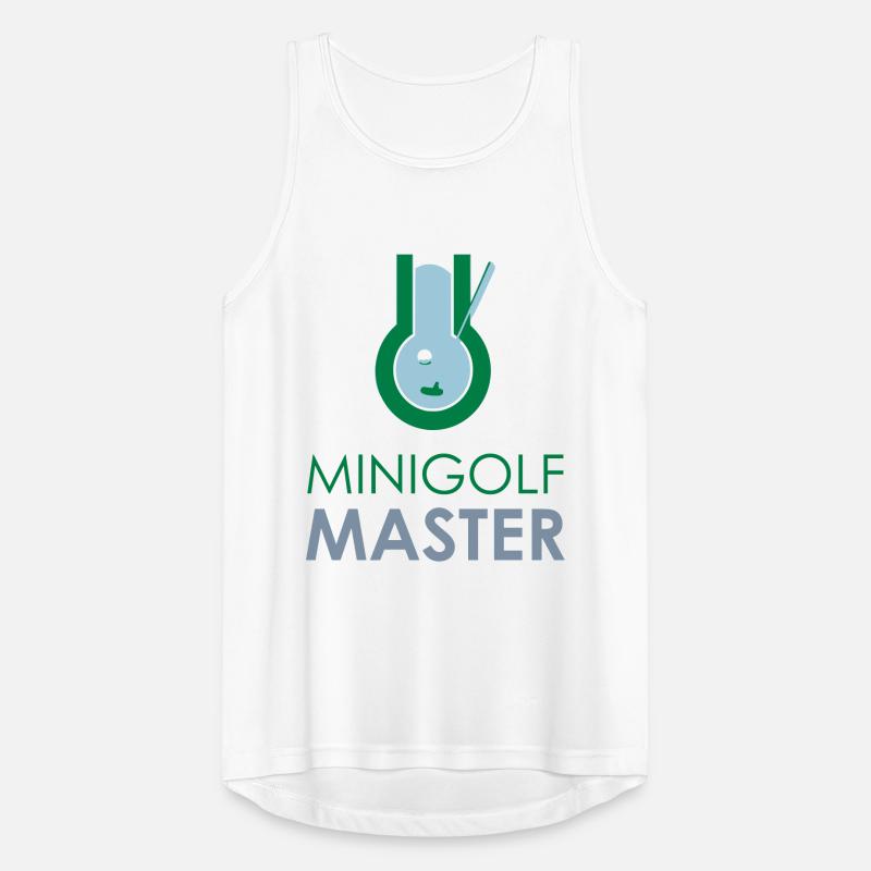 Minigolf Master Putter Golfschläger Geschenk Idee Männer Tank Top atmungsaktiv