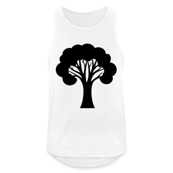 brocoli - Débardeur respirant Homme - blanc - Devant - Nick (188cm)