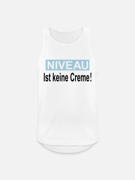 level - Men's Breathable Tank Top - white
