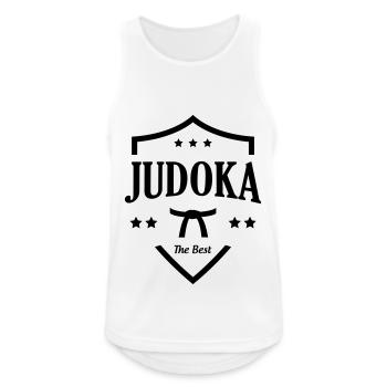 The best judoka - Men's Breathable Tank Top - white - Front - Nick (188cm)