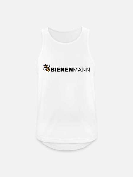 Bienenmann - Männer Tank Top atmungsaktiv - Weiß