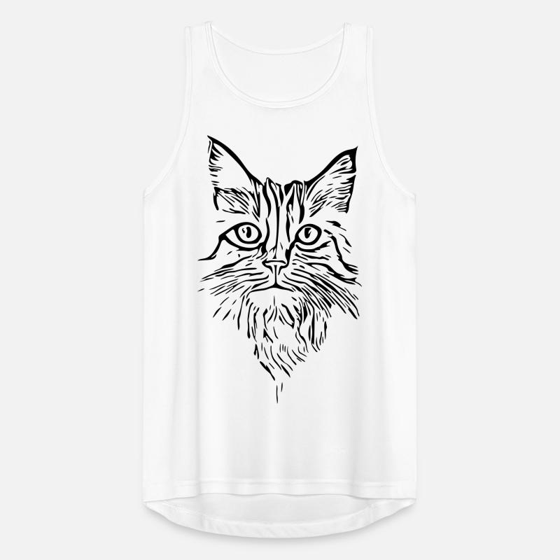 Chat - vecteur Débardeur respirant Homme