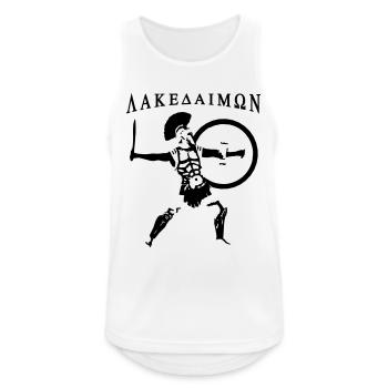 Spartan 6 + Lakedaimon - Débardeur respirant Homme - blanc - Devant - Nick (188cm)