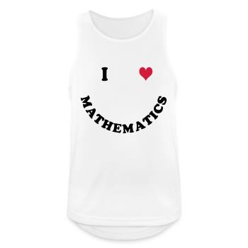 mathematics - Men's Breathable Tank Top - white - Front - Nick (188cm)