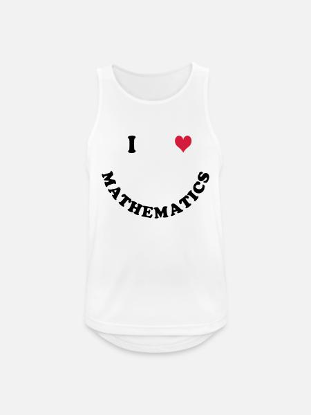 Mathématiques - Débardeur respirant Homme - blanc
