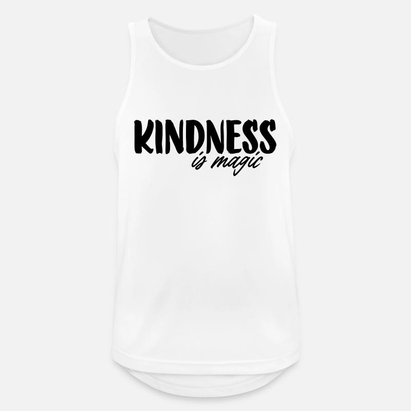 Kindness is magic - Men's Breathable Tank Top - white