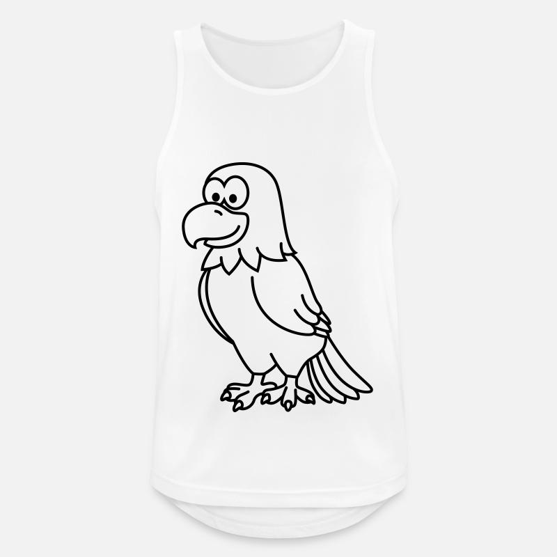 Eagle Comic Animal - Men's Breathable Tank Top - white