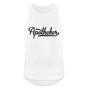 pharmacist - Men's Breathable Tank Top - white - Front - Nick (188cm)