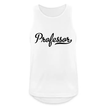 Professeur - Débardeur respirant Homme - blanc - Devant - Nick (188cm)