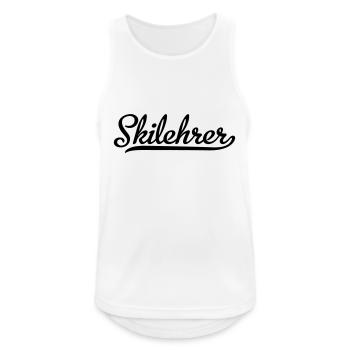 Ski instructor - Men's Breathable Tank Top - white - Front - Nick (188cm)