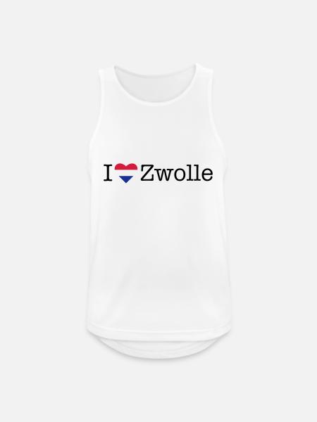 J’adore Zwolle - Débardeur respirant Homme - blanc