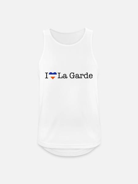 I love La Garde - Men's Breathable Tank Top - white