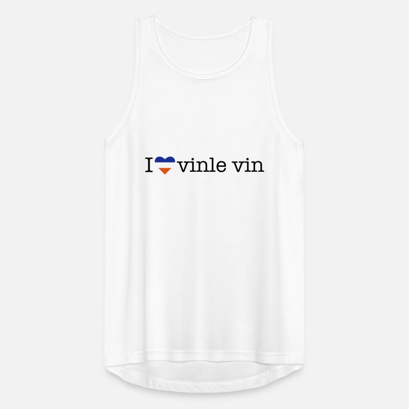 I love vinle vin Männer Tank Top atmungsaktiv