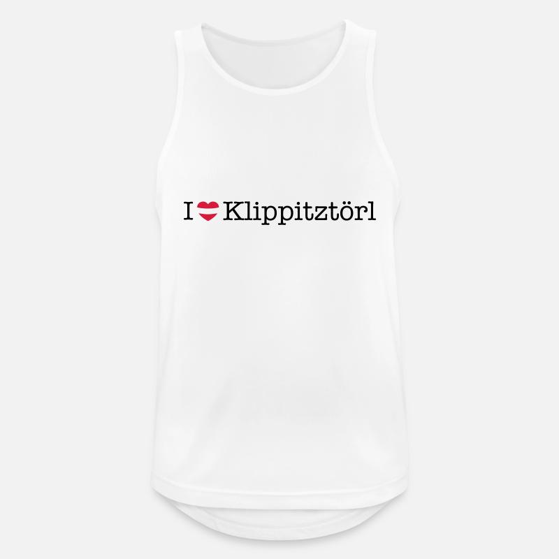 I love Klippitztörl - Männer Tank Top atmungsaktiv - Weiß