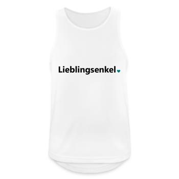 Favorite grandson best grandson world saying gift - Men's Breathable Tank Top - white - Front - Nick (188cm)