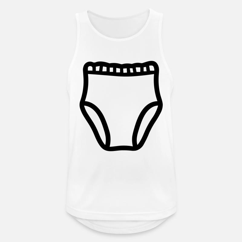 Layer - Men's Breathable Tank Top - white
