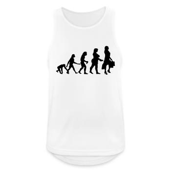 SHOPPING QUEEN EVOLUTION - Débardeur respirant Homme - blanc - Devant - Nick (188cm)