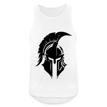 Gladiator Spartan Casque Sparta - Débardeur respirant Homme - blanc - Devant - Nick (188cm)