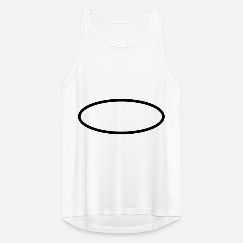 Icônes de cercle ovale Débardeur respirant Homme
