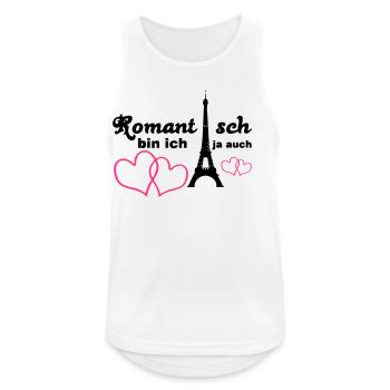 Romantisch Liebe Herz Paris Paar Spruch Geschenk - Männer Tank Top atmungsaktiv - Weiß - Vorne - Nick (188cm)