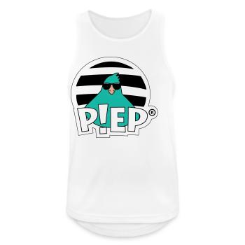 PIEP Türsteher Vogel "Ben" - Männer Tank Top atmungsaktiv - Weiß - Vorne - Nick (188cm)