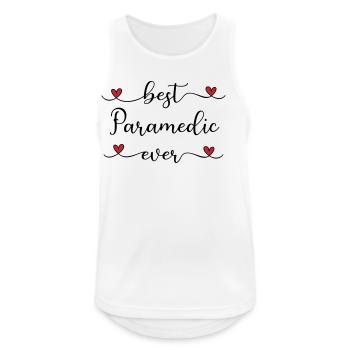 best paramedic in the world - Men's Breathable Tank Top - white - Front - Nick (188cm)