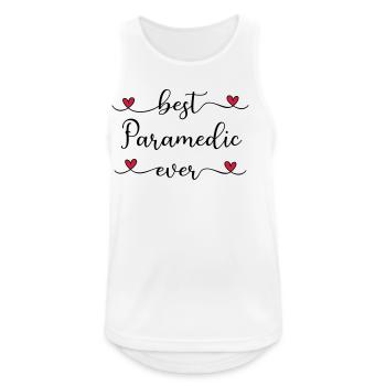 best paramedic in the world - Men's Breathable Tank Top - white - Front - Nick (188cm)