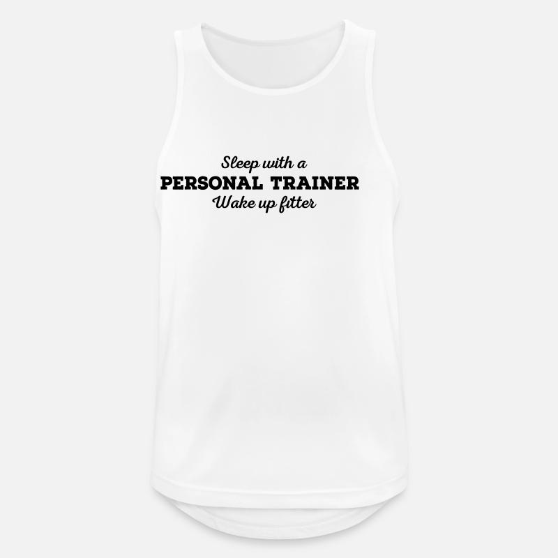 Personal Trainer - Men's Breathable Tank Top - white
