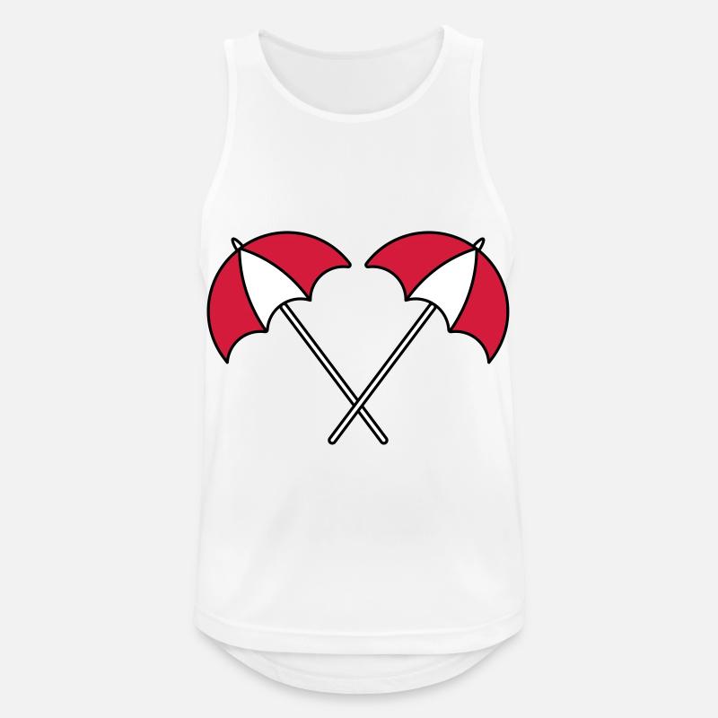 Parasol pattern summer - Men's Breathable Tank Top - white