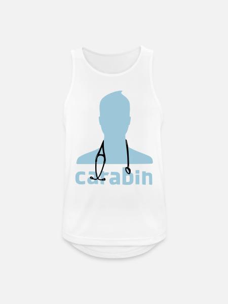 carabin - Men's Breathable Tank Top - white
