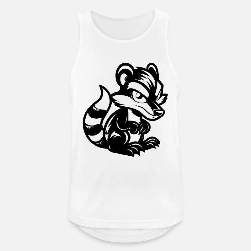 Skunk Comic - Men's Breathable Tank Top - white