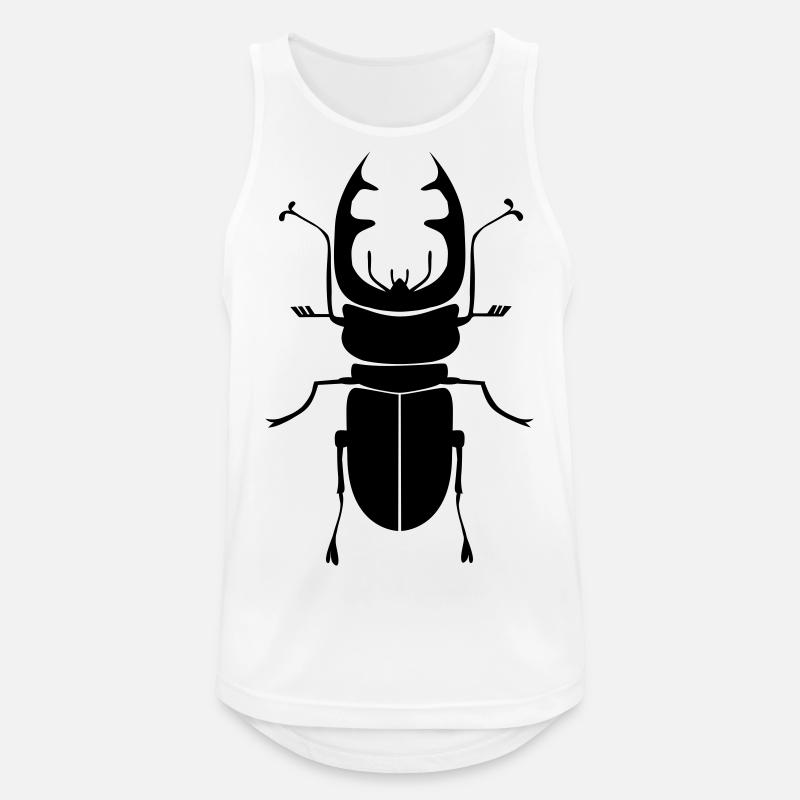 Bug - Canotta da uomo traspirante - bianco