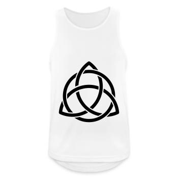Celtic knots wonderful Celtic symbol - Men's Breathable Tank Top - white - Front - Nick (188cm)