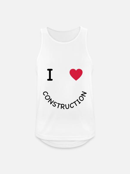 Building site - Men's Breathable Tank Top - white