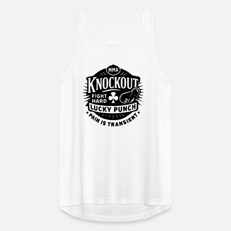 MMA Knockout Lucky Punch Combat de boxe difficile Débardeur respirant Homme