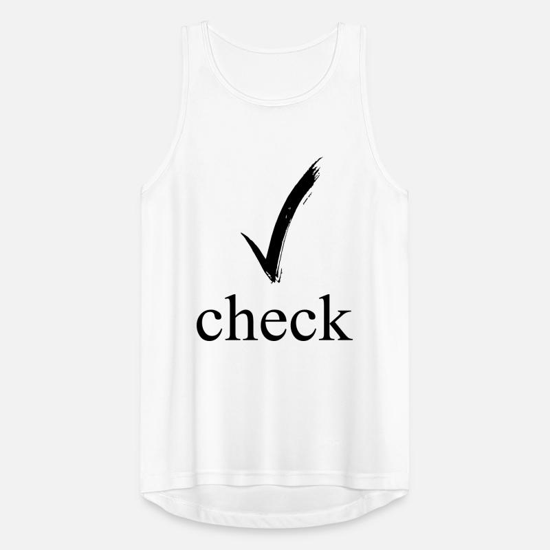 check Männer Tank Top atmungsaktiv