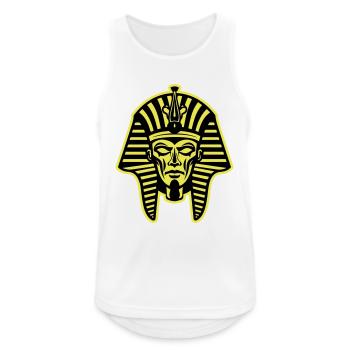Pharaoh Skull - Men's Breathable Tank Top - white - Front - Nick (188cm)