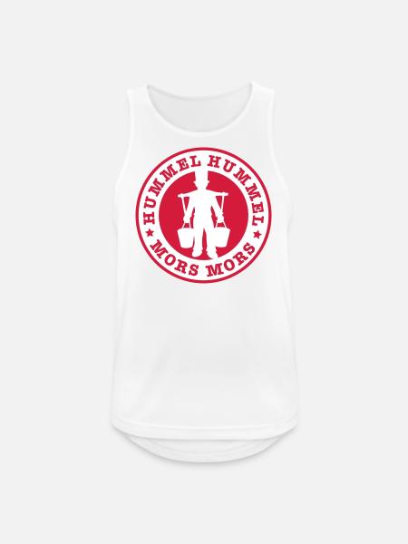 Hummel Hummel Mors Mors / Hamburg 2c - Pustende singlet for menn - hvit