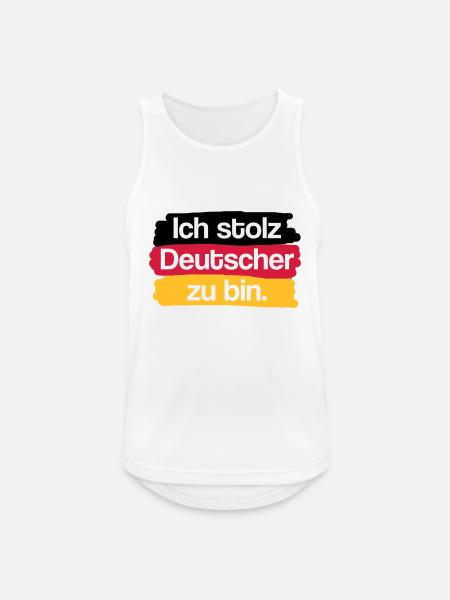 I'm proud to be German. - Men's Breathable Tank Top - white