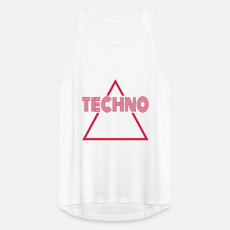 | de musique techno Couleur modifiable Débardeur respirant Homme