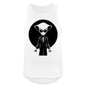 Extraterrestrial elegance - Men's Breathable Tank Top - white - Front - Nick (188cm)