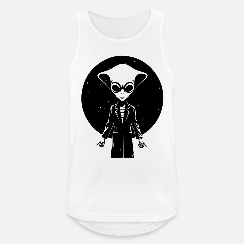 Extraterrestrial elegance - Men's Breathable Tank Top - white