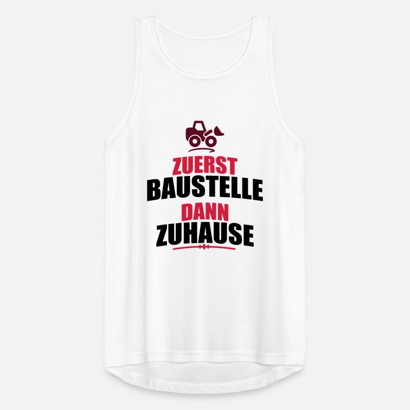 Baustelle Männer Tank Top atmungsaktiv