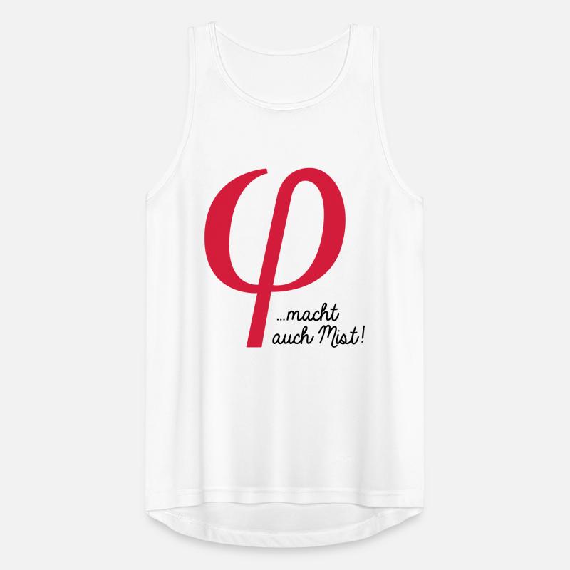 klein phi macht auch Mist Männer Tank Top atmungsaktiv