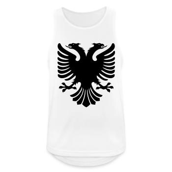 Albania - Men's Breathable Tank Top - white - Front - Nick (188cm)