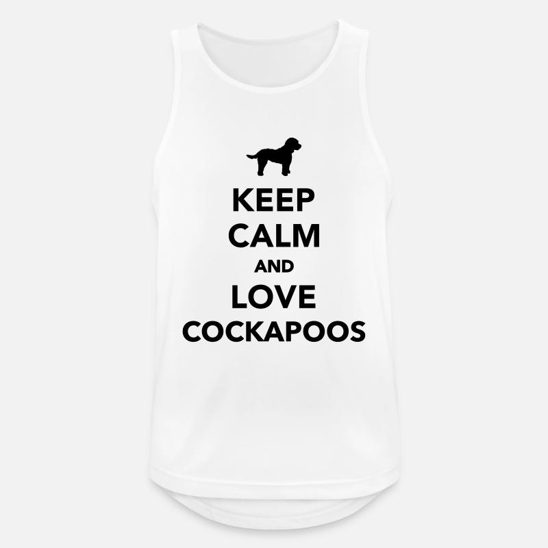 Cockapoo - Männer Tank Top atmungsaktiv - Weiß