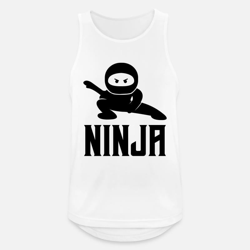 Ninja Comic - Men's Breathable Tank Top - white