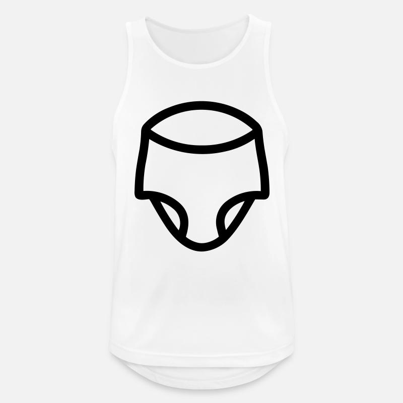 Layer - Men's Breathable Tank Top - white