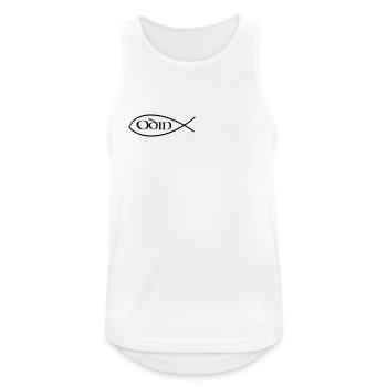Odin Fish - Men's Breathable Tank Top - white - Front - Nick (188cm)