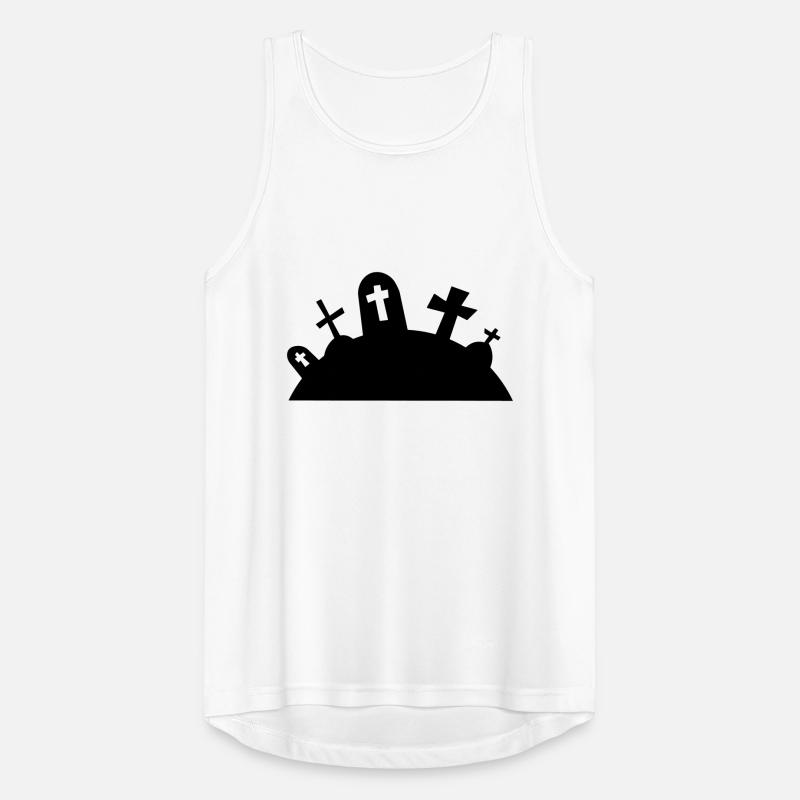 Gräber Friedhof Halloween / graveyard graves Männer Tank Top atmungsaktiv
